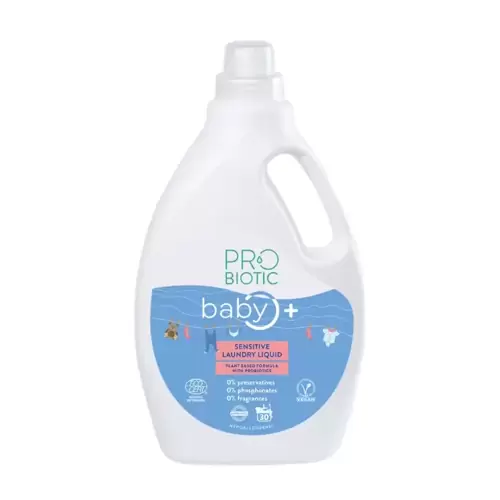 PROBIOTIC BABY folyékony mosószer probiotikumokkal, 30 mosásra elegendő, 1500 ml kiszerelésben